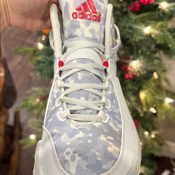 Adidas J Wall 2 Silver and White Sneakers - Picture 4 of 11